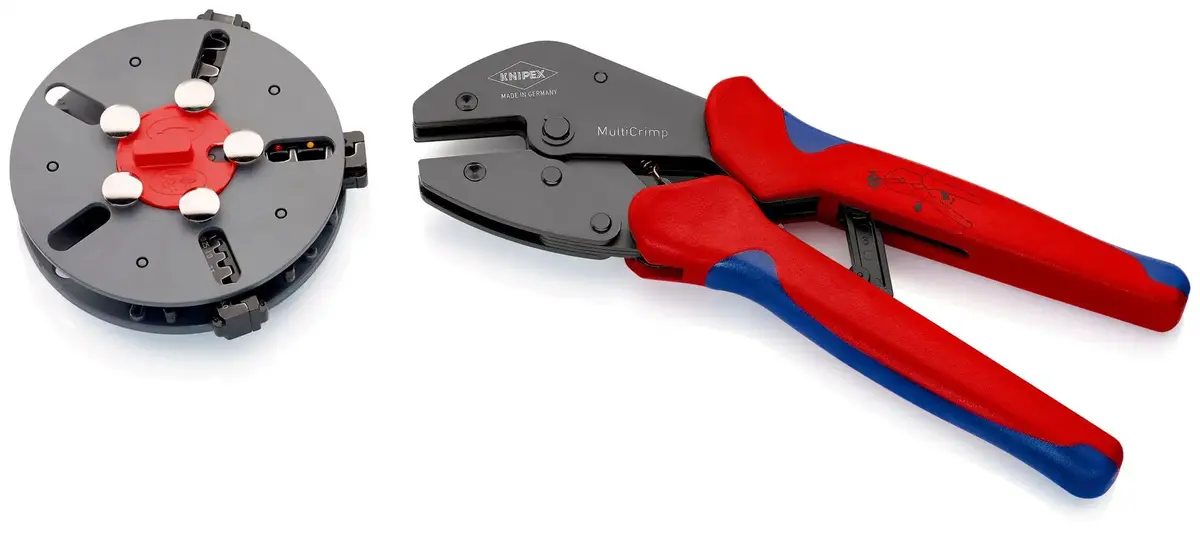 Knipex Multicrimp 250Mm Lever Action Crimping Pliers With Changer Magazine 97 33 01 1