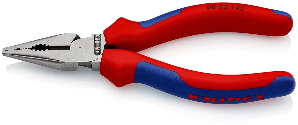 Knipex Needle Nose Combination Pliers 145Mm Multi Component Grips 08 22 145 1