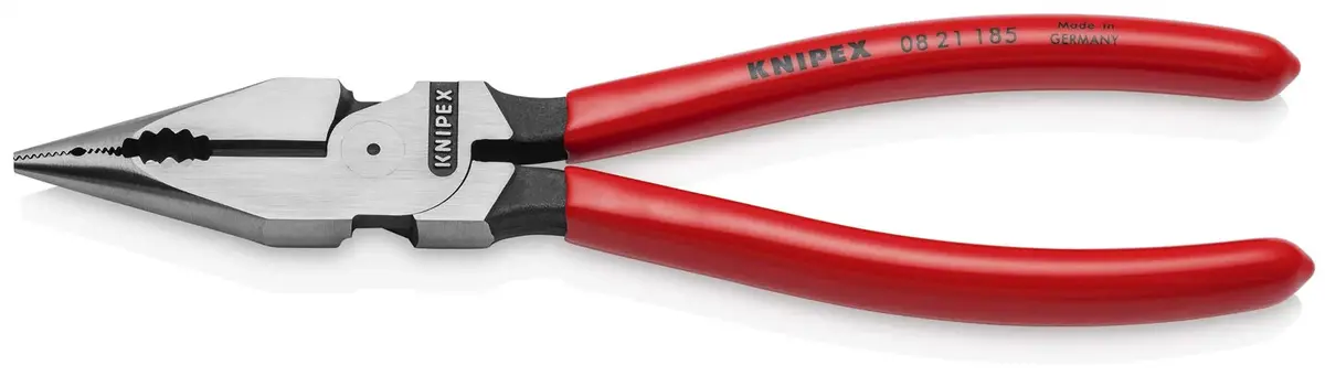 Knipex Needle Nose Combination Pliers 185Mm 08 21 185 1