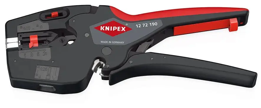 Knipex Nexstrip 190Mm Multi Tool For Electricians 0.03-10Mm Non Slip Handles 12 72 190 1