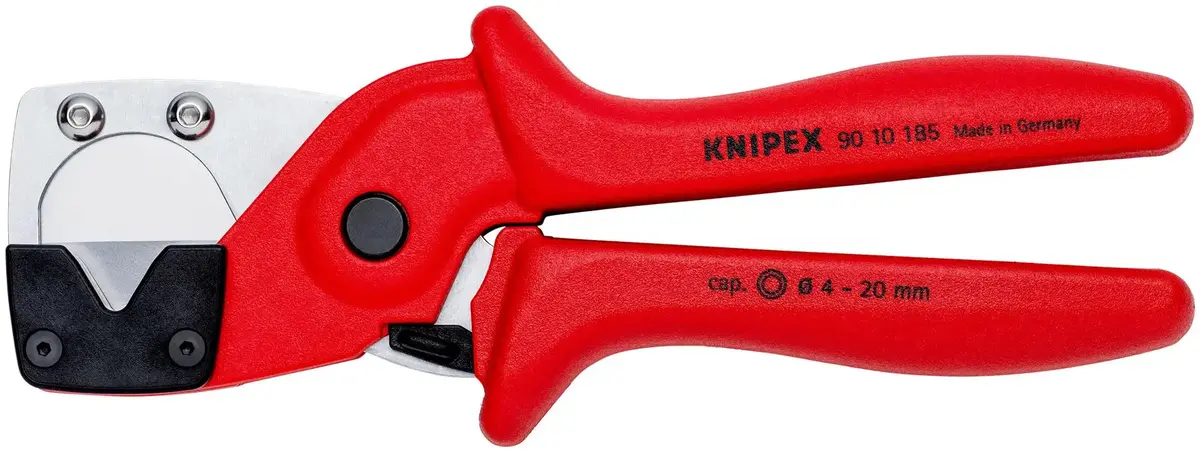Knipex Pipe Cutters Cutting Pliers For Multilayer And Pnuematic Hoses 4-20Mm Capacity 90 10 185 Sb 1