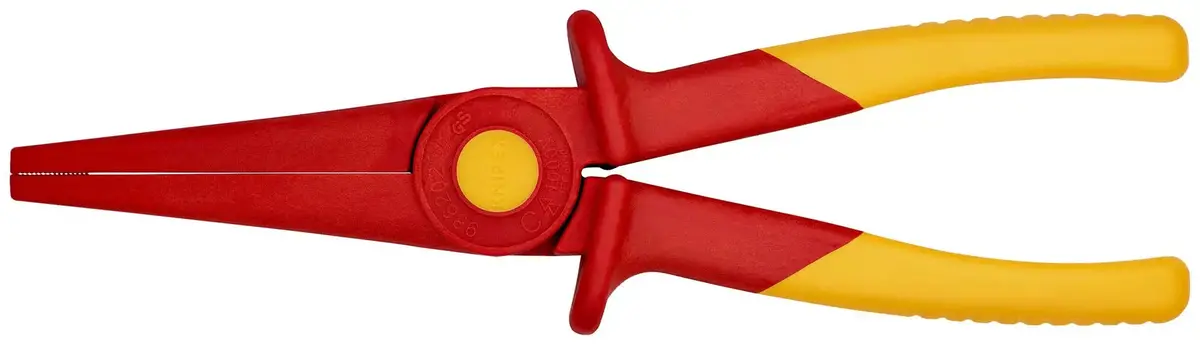 Knipex Plastic Snipe Nose Pliers 220Mm Fully Insulating Vde 98 62 02 1