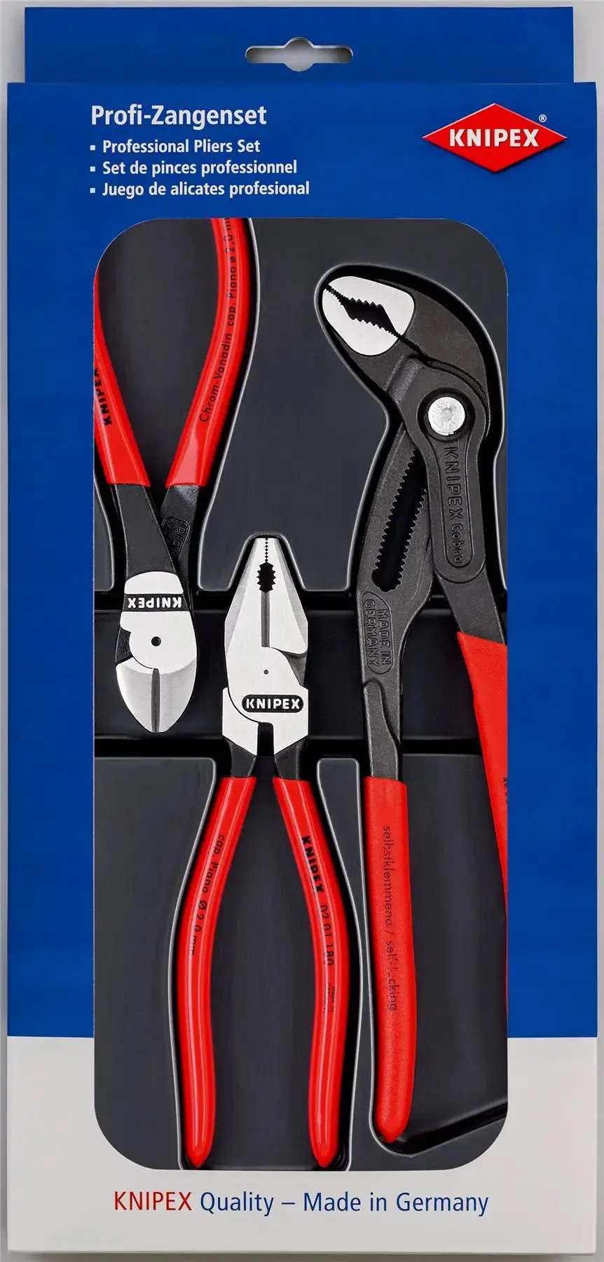 Knipex Power Set 3 Piece Pliers Set 00 20 10 1