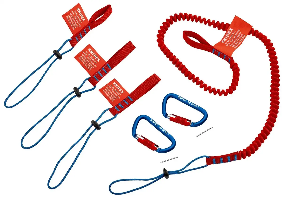 Knipex Tethering System Set Tool Lanyard Working At Height 00 50 04 T Bk 1