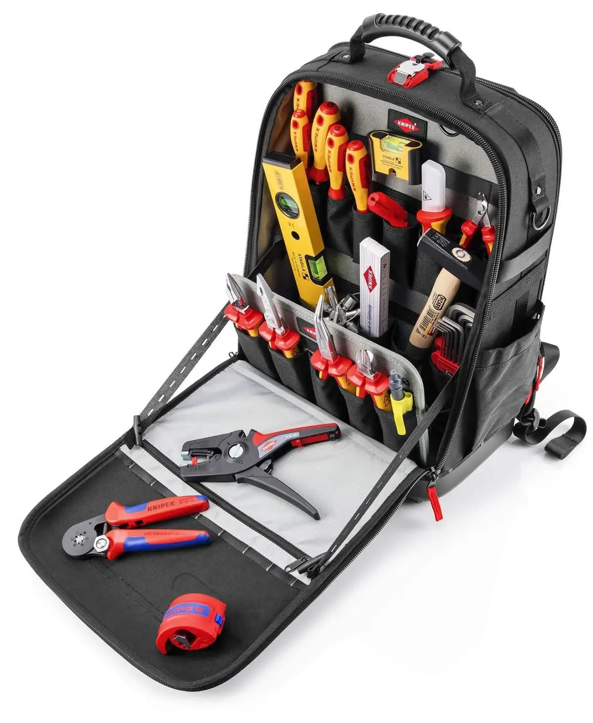 Knipex Tool Backpack Bag Modular X18 Electro 22 Piece Kit 00 21 50 E 1