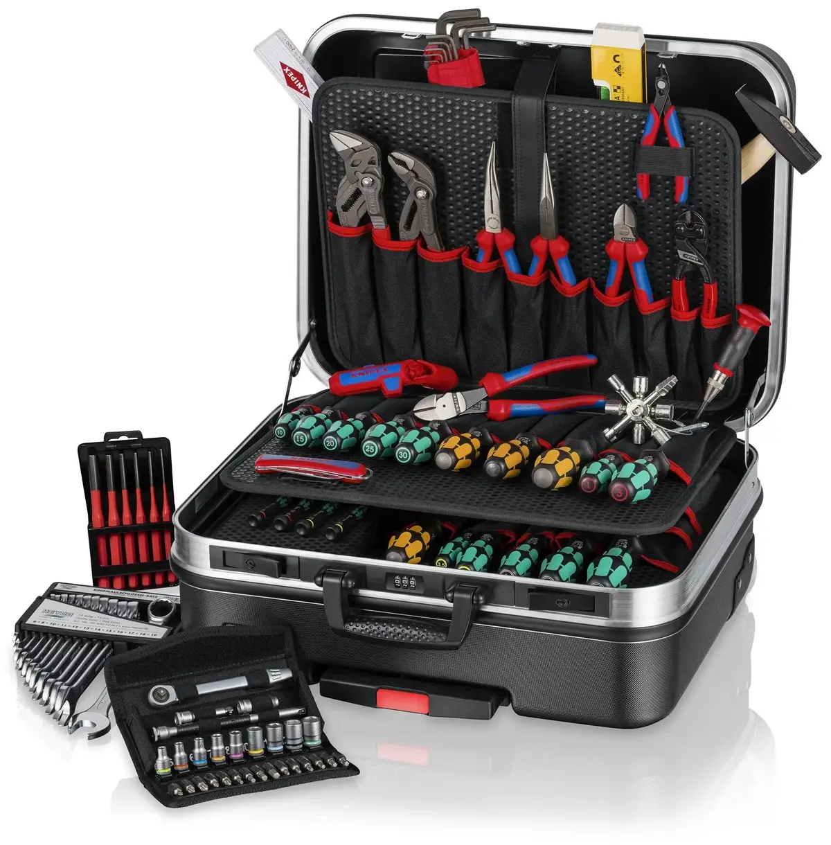 Knipex Tool Case Big Basic Move Mechanic 79 Pieces With Wera Screwdrivers 00 21 06 M 1