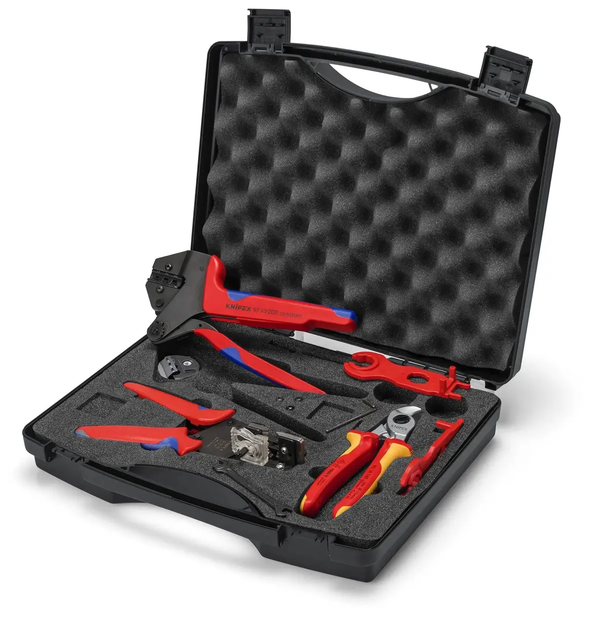Knipex Tool Case For Photovoltaics For Solar Cable Connectors Mc4 Multi Contact 97 91 04 V02 1