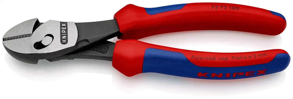 Knipex Twinforce High Performance Diagonal Cutters Cutting Pliers 180Mm Multi Component Grips 73 72 180 1