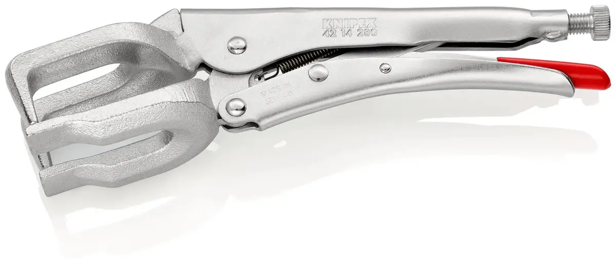Knipex Welding Grip Locking Pliers 280Mm Galvanised 42 14 280 1