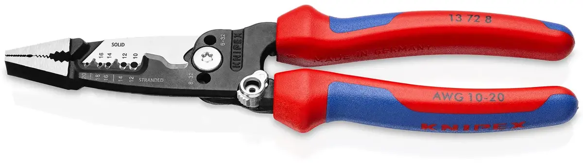 Knipex Wire Stripper Multifunction Electrician Pliers American Style Multi Component Grips 13 72 8 1