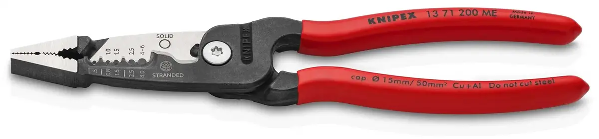 Knipex Wirestripper Stripping Pliers 200Mm Metric Version 13 71 200 Me 1