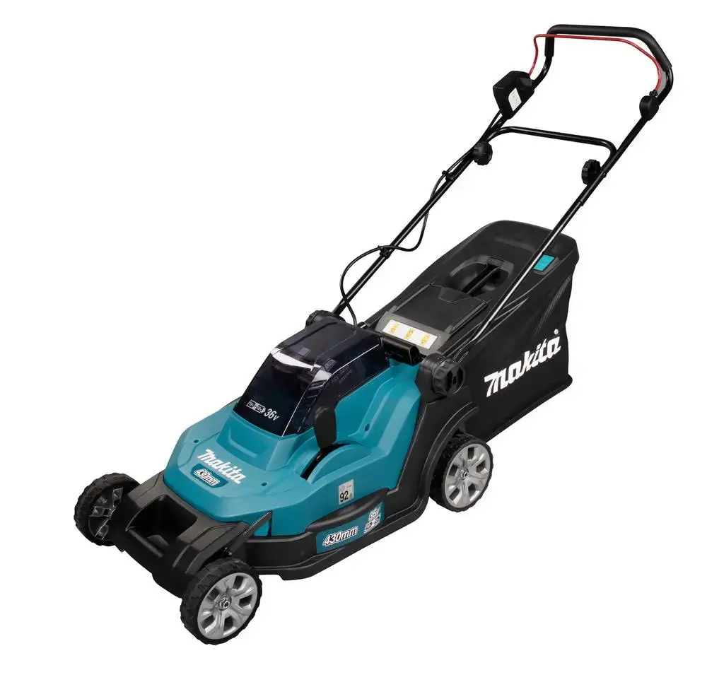 Makita 43Cm Lawn Mower Twin 18V Lxt Li-Ion Cordless Garden Grass Outdoor Bare Unit Body Only Dlm432z 1