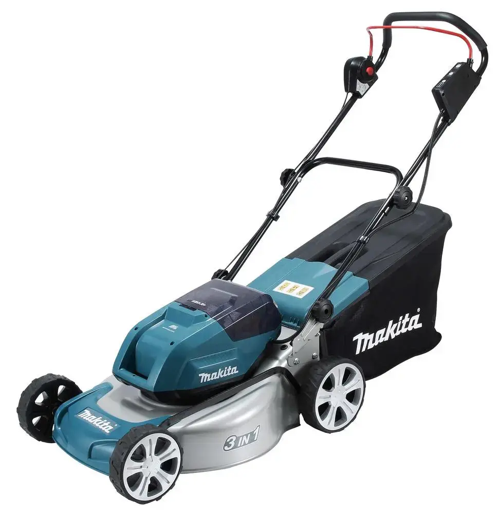 Makita 46Cm Lawn Mower Twin 18V Lxt Li-Ion Cordless Garden Grass Outdoor Bare Unit Body Only Dlm460z 1
