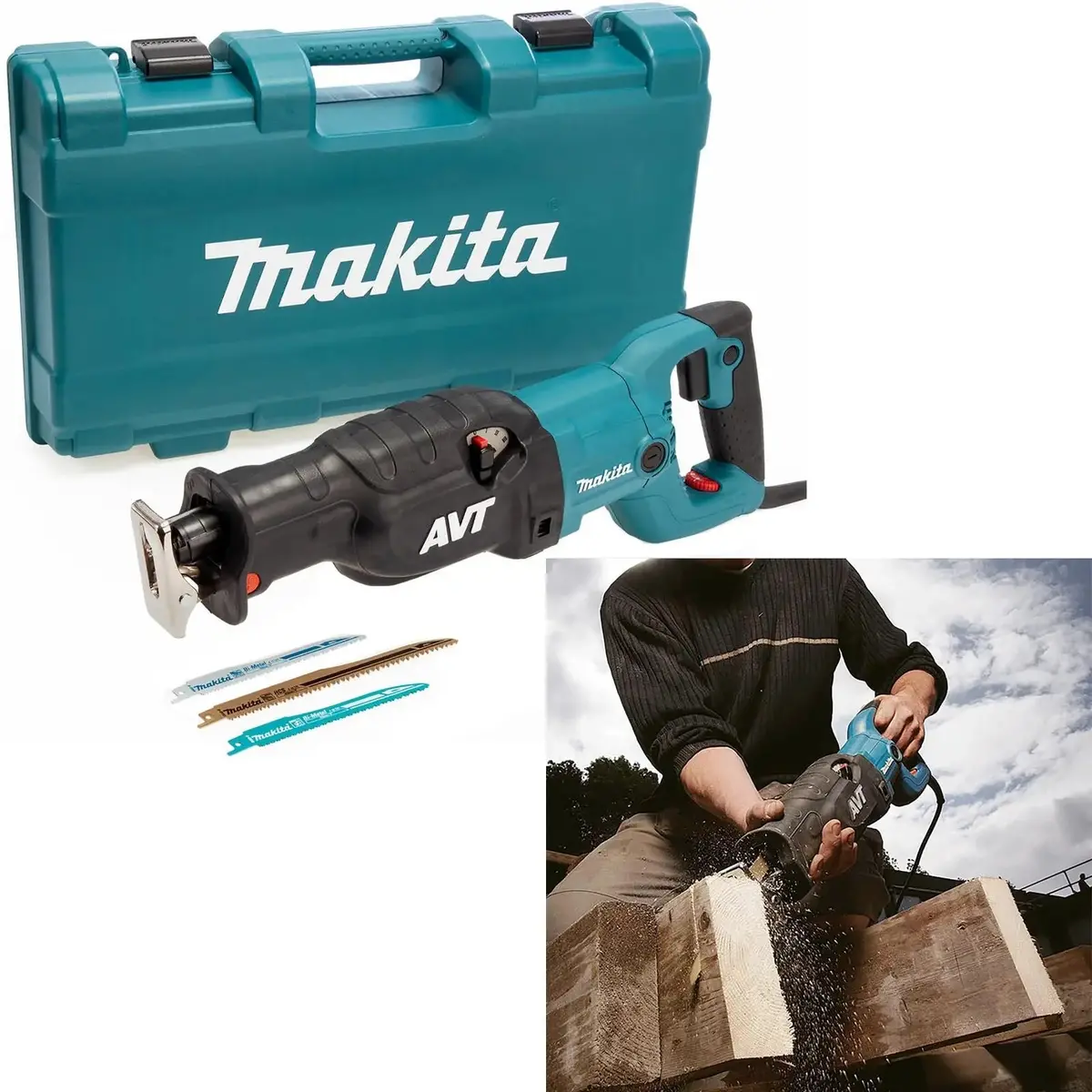 Makita Avt Reciprocating Saw 1510W Jr3070ct 110V 1