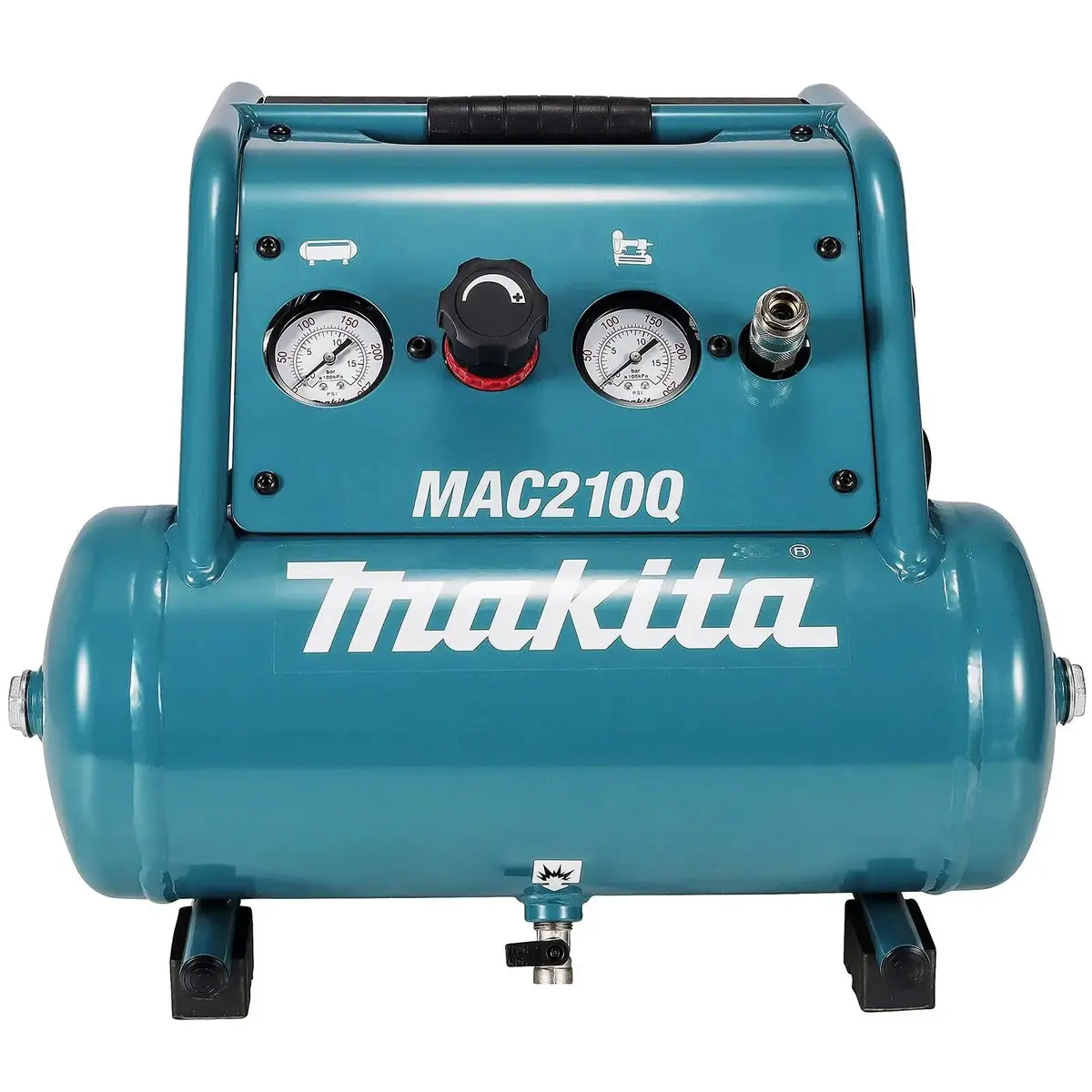 Makita Air Compressor Compact 7.6L 9.3 Bar 650W Choose Voltage 110V Or 240V Mac210q 1