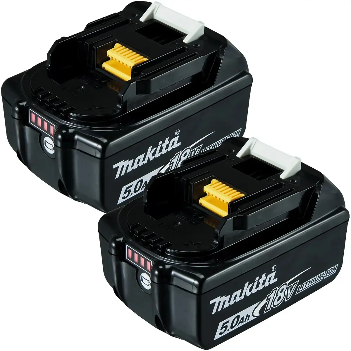 Makita Battery 5.0Ah Twin Pack 18V Lxt Li-Ion Bl1850b 1