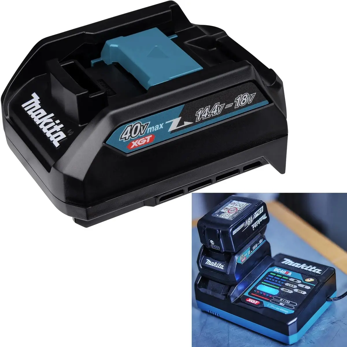 Makita Charger Adapter For Xgt Charger To Lxt Batteries Adp10 1