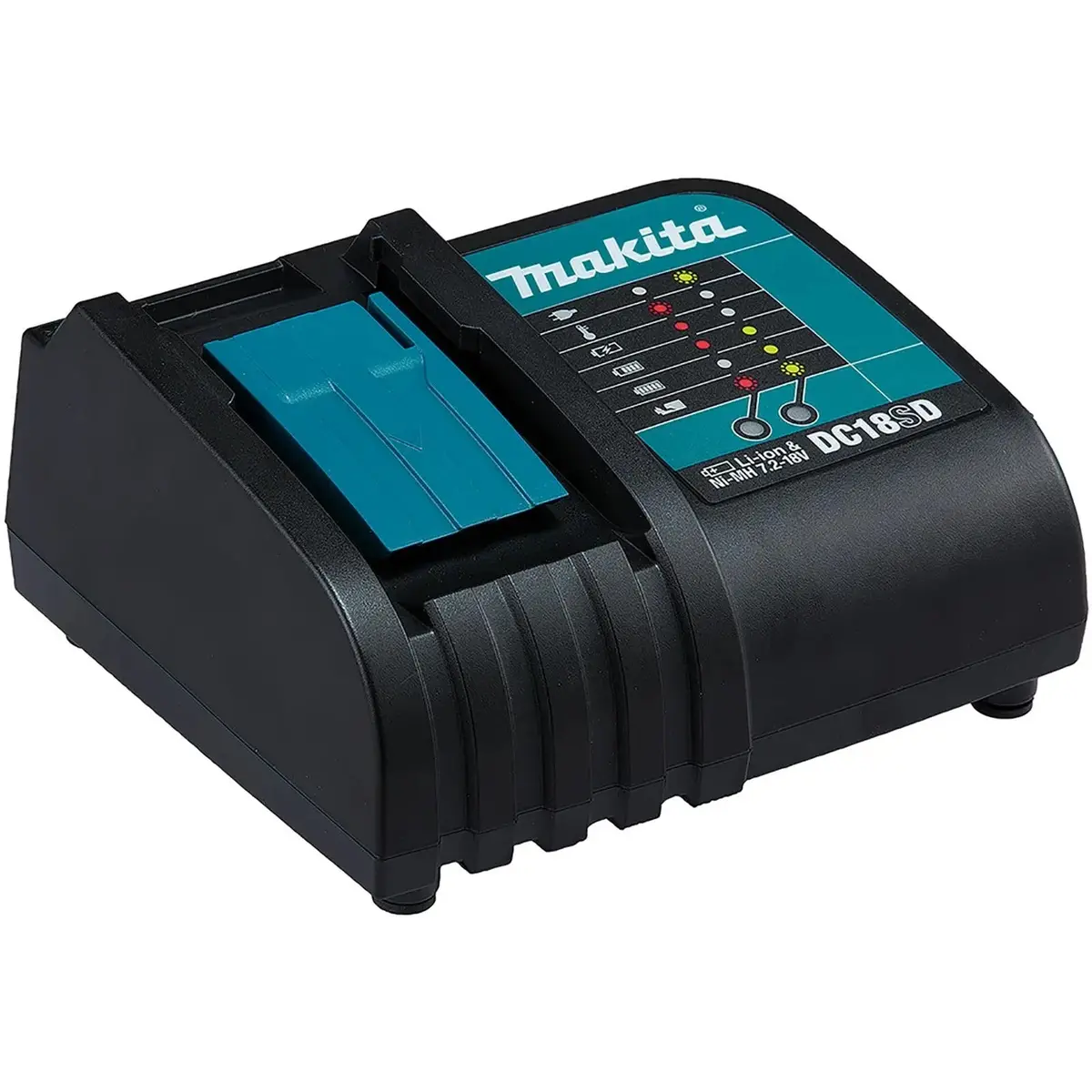 Makita Charger For 14.4V And 18V Lxt Li-Ion Slide Batteries Dc18sd 1