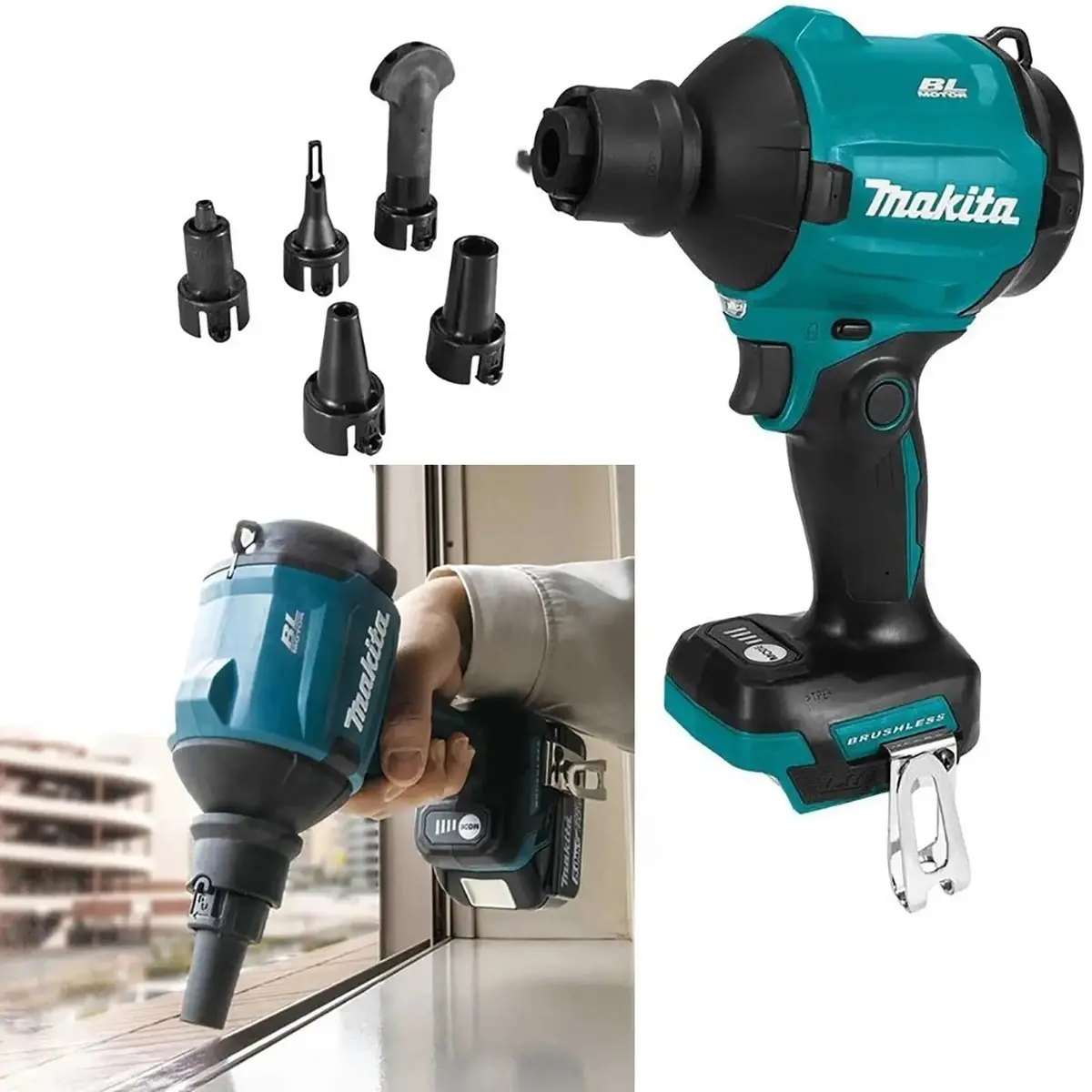 Makita Dust Blower 18V Lxt Brushless Cordless Das180z Body Only 1