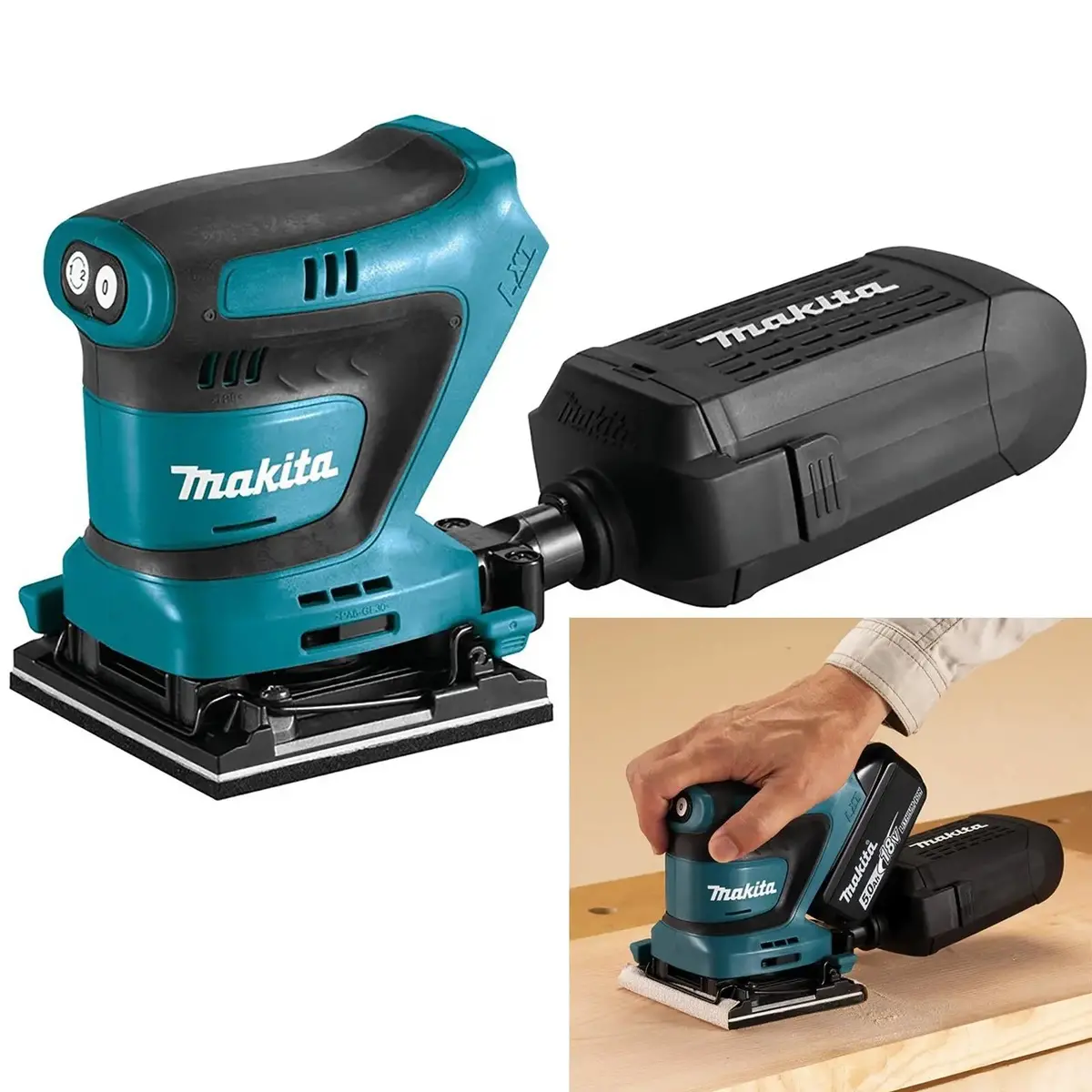 Makita Finishing Sander 18V Lxt Li-Ion Cordless Body Only Dbo481z 1
