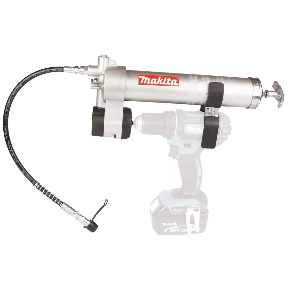 Makita Grease Gun Attachment 400Cc 1/4" Hex Shank For Drills Or Impact Drivers P-90451 1