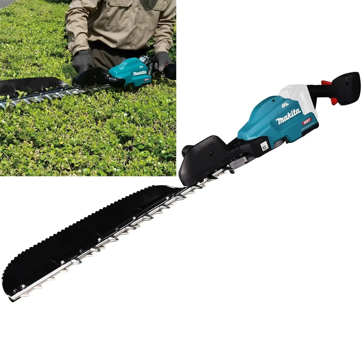 Makita Hedge Trimmer 60Cm 40V Xgt Li-Ion Brushless Cordless Garden Bush Cutter Cutting Bare Unit Body Only Uh013gz 1