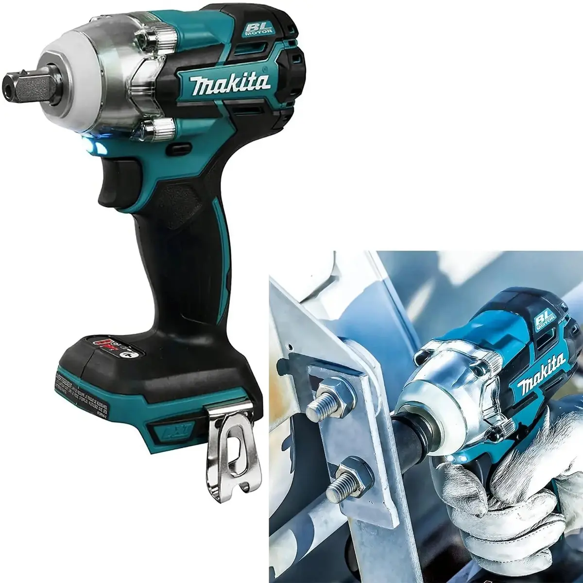 Makita Impact Wrench 1/2" Drive 18V Lxt Brushless Li-Ion Cordless Body Only Dtw285z 1