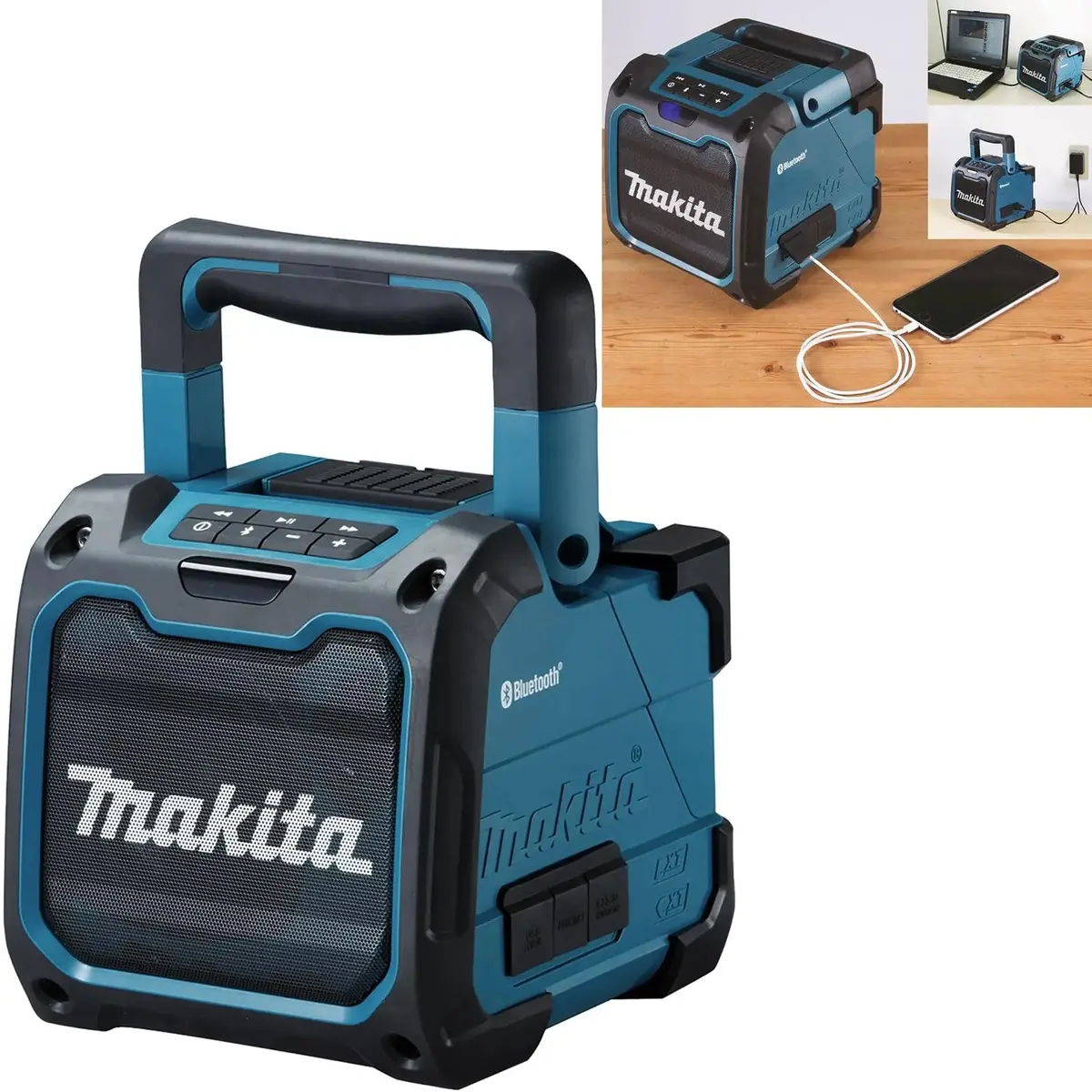 Makita Job Site Bluetooth Speaker Cordless 18V Cxt Lxt Battery Body Only Dmr200 1