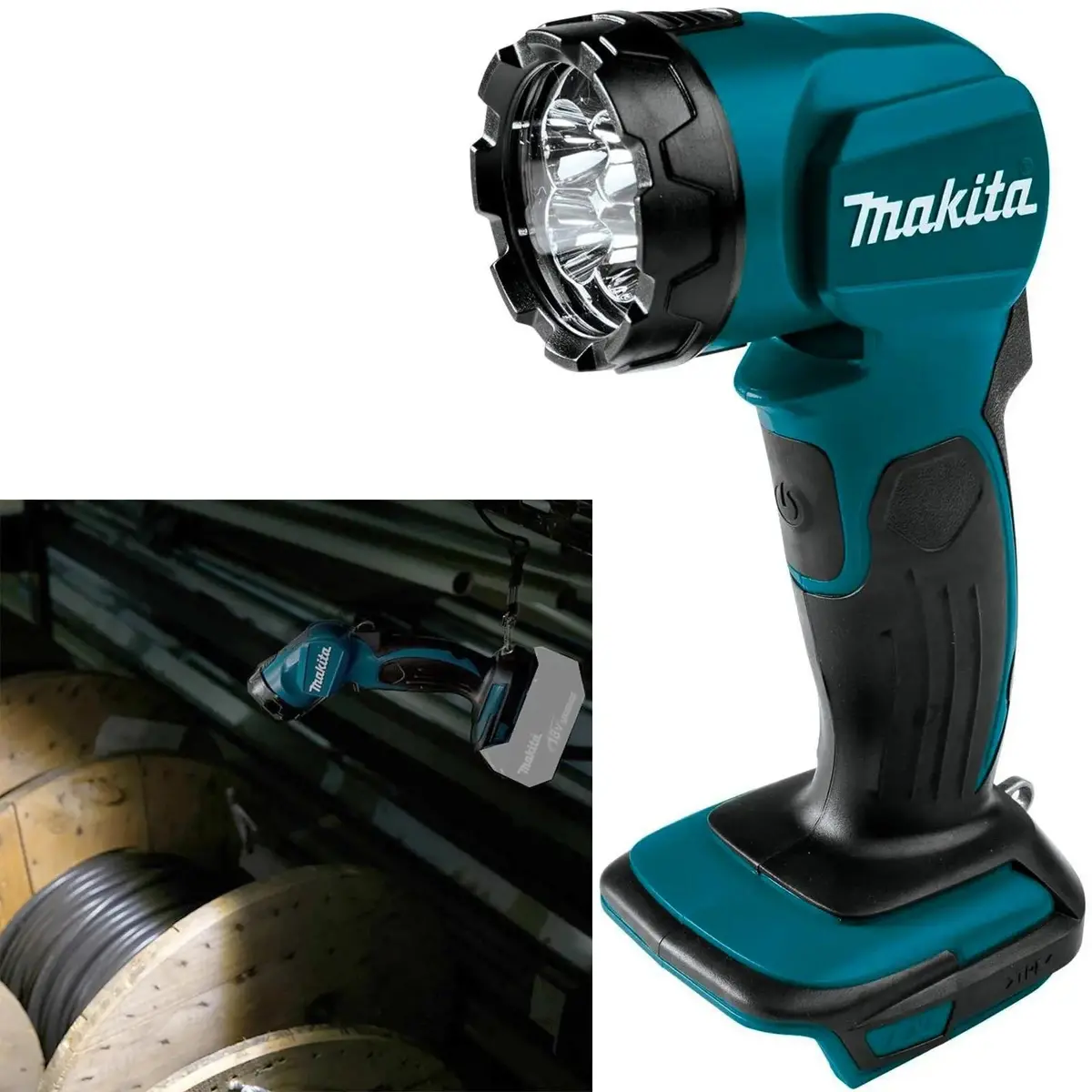 Makita Led Torch Lxt 18V Flashlight Lamp Light Lithium-Ion Pivot Head Body Only 1