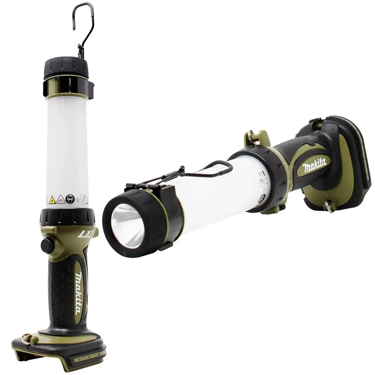 Makita Led Work Light Lantern Flashlight Torch 18V Lxt Li-Ion Cordless Olive Range Dml806o Body Only 1