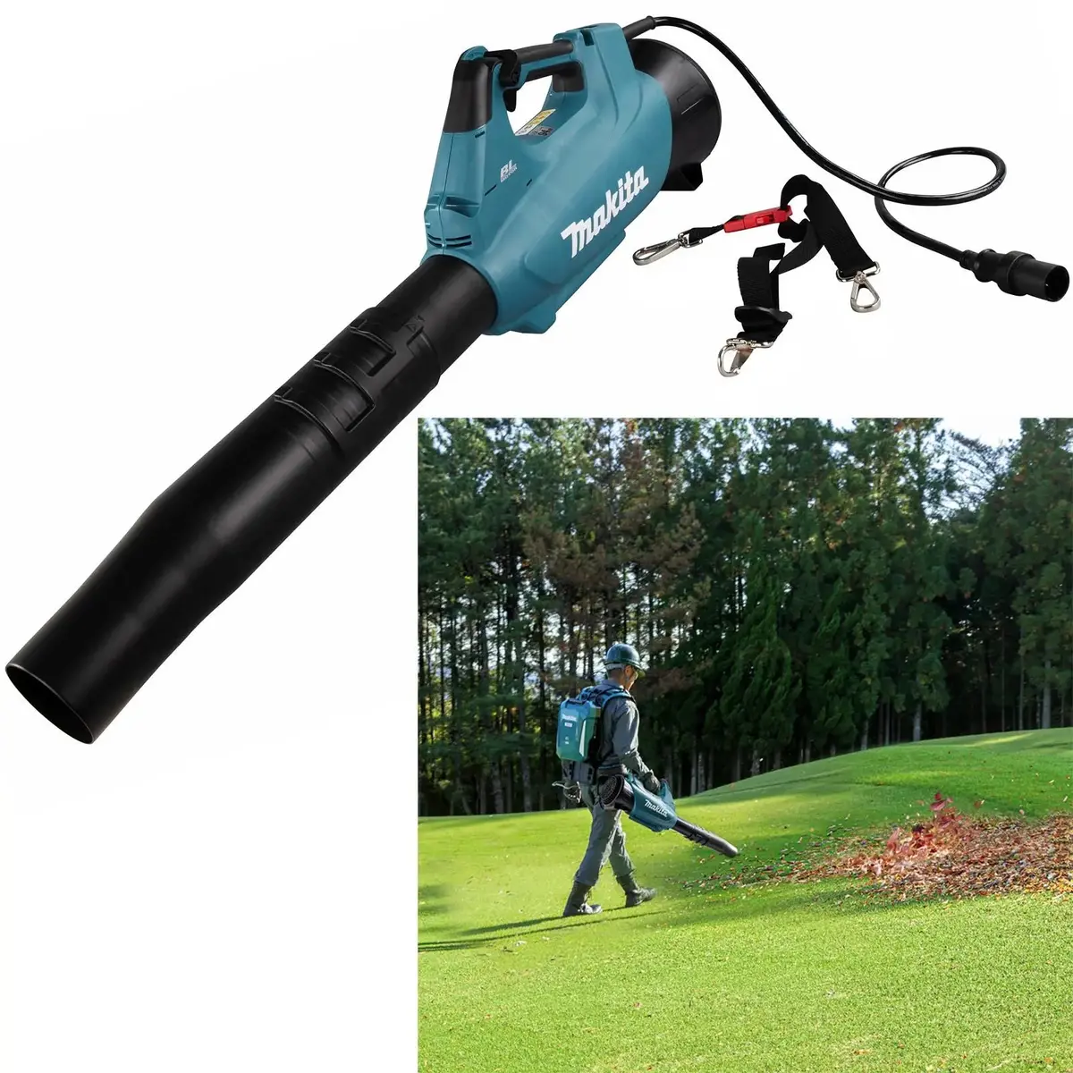 Makita Leaf Blower Backpack 18V 40V Lxt Xgt Compatible Brushless Cordless 20N Garden Grass Clippings Bare Unit Body Only Ub001cz 1