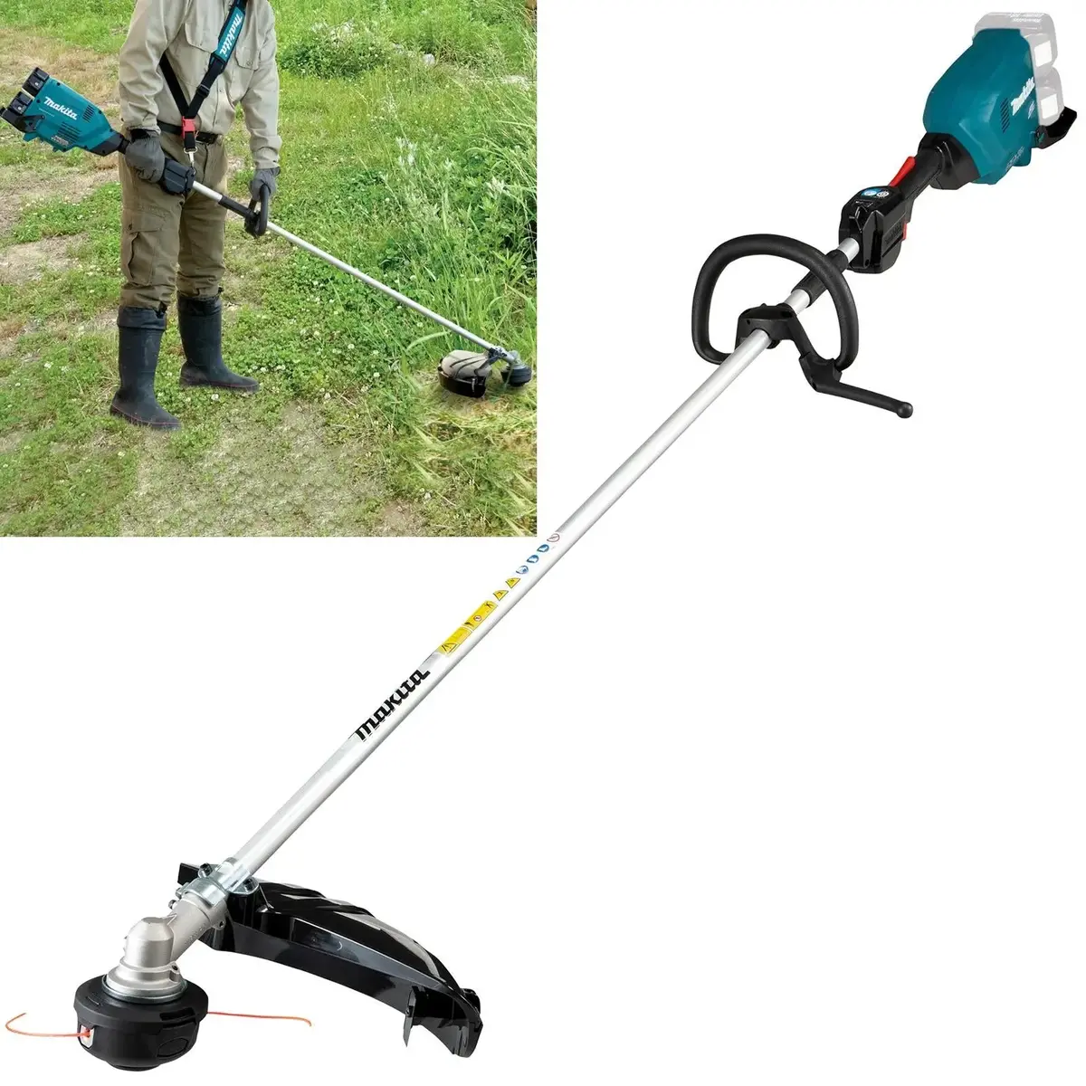 Makita Line Trimmer Strimmer 2 X 18V Lxt Brushless Cordless Garden Lawn Strimming Bare Unit Body Only Dur369lz 1