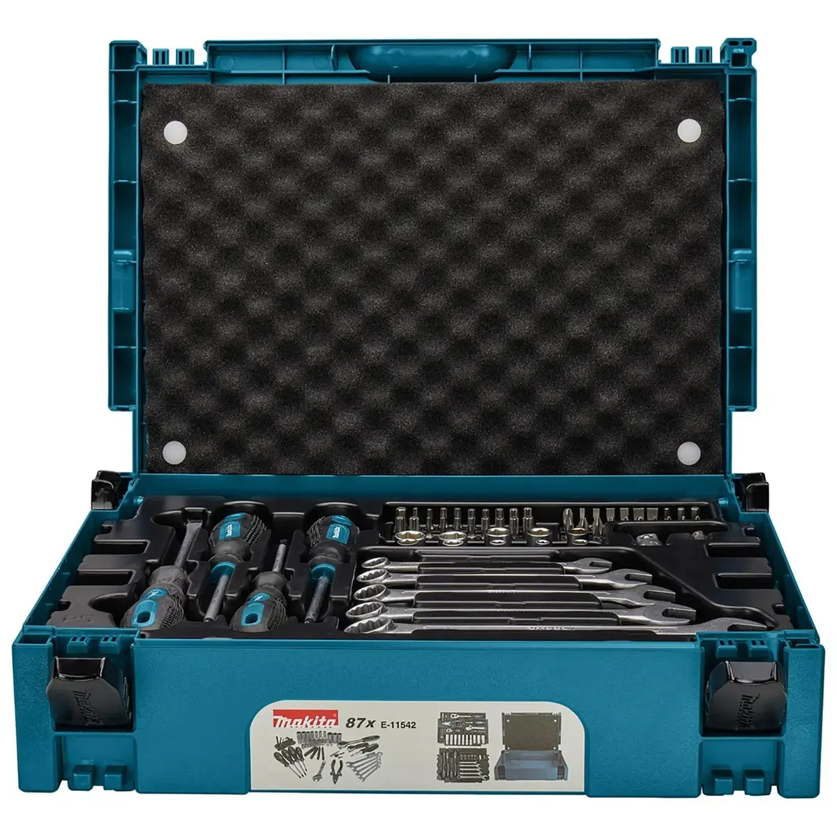 Makita Mechanics Tool Set In Makpac Case 87 Piece E-11542 1