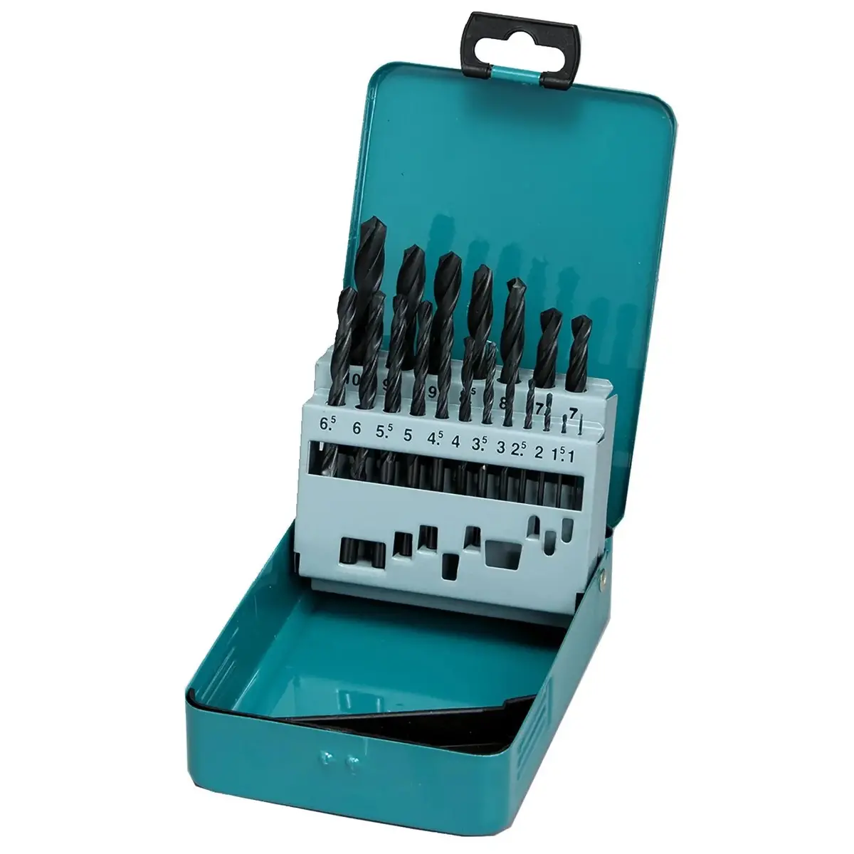 Makita Metal Drill Bit Set Hss-R Steel 19 Piece In Case 1-10Mm D-54081 1