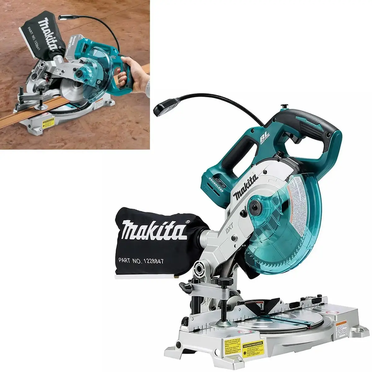 Makita Mitre Saw 165Mm 18V Lxt Li-Ion Brushless Cordless Dls600z Body Only 1