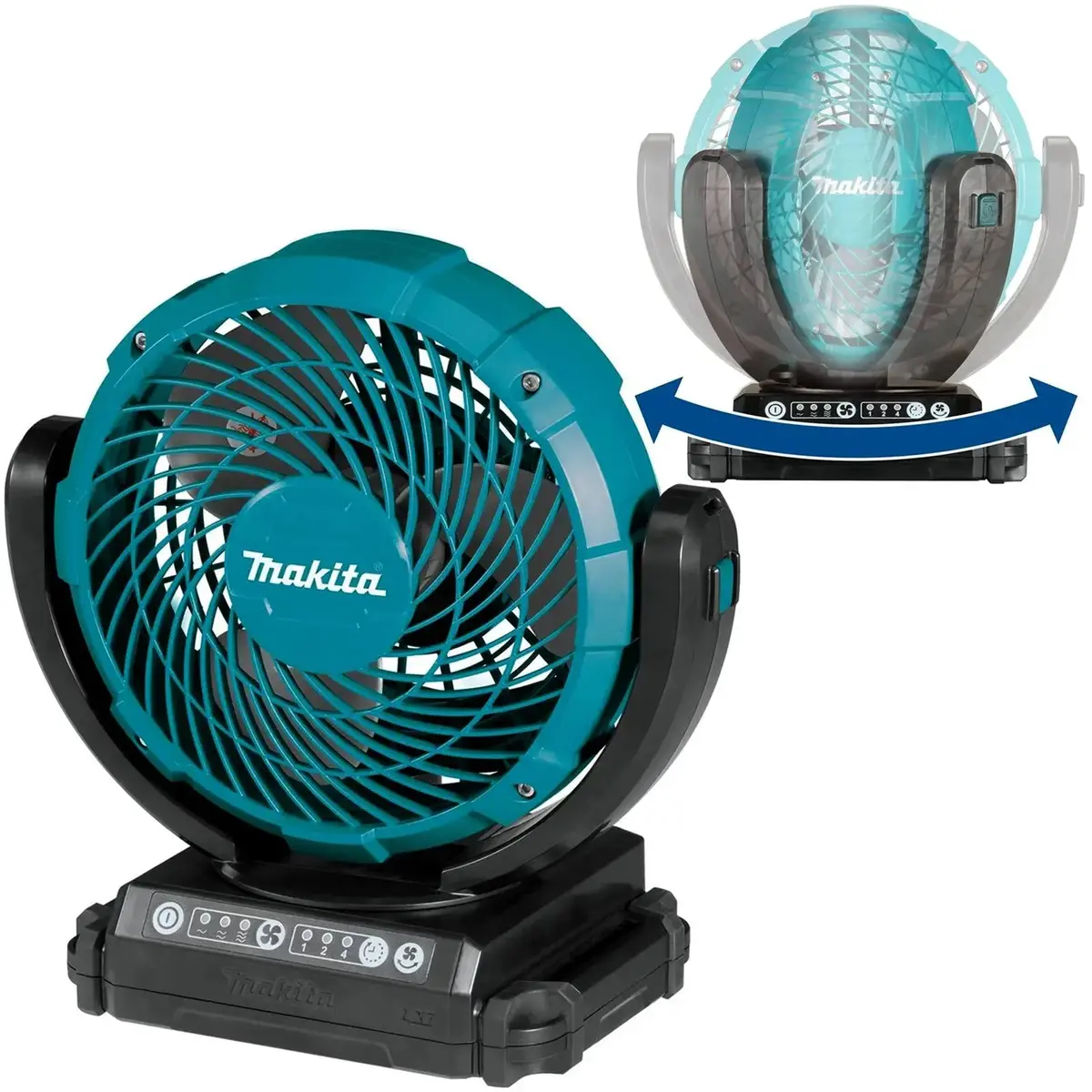 Makita Portable Fan 14.4V / 18V Lxt Li-Ion Cordless Body Only Dcf102z 1