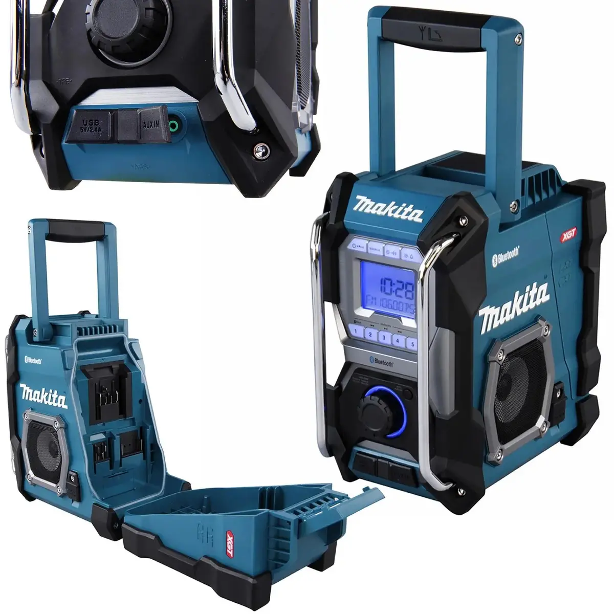 Makita Radio And Bluetooth Speaker Cxt Lxt Xgt Mains 12V 18V 40V Mr002gz Body Only 1