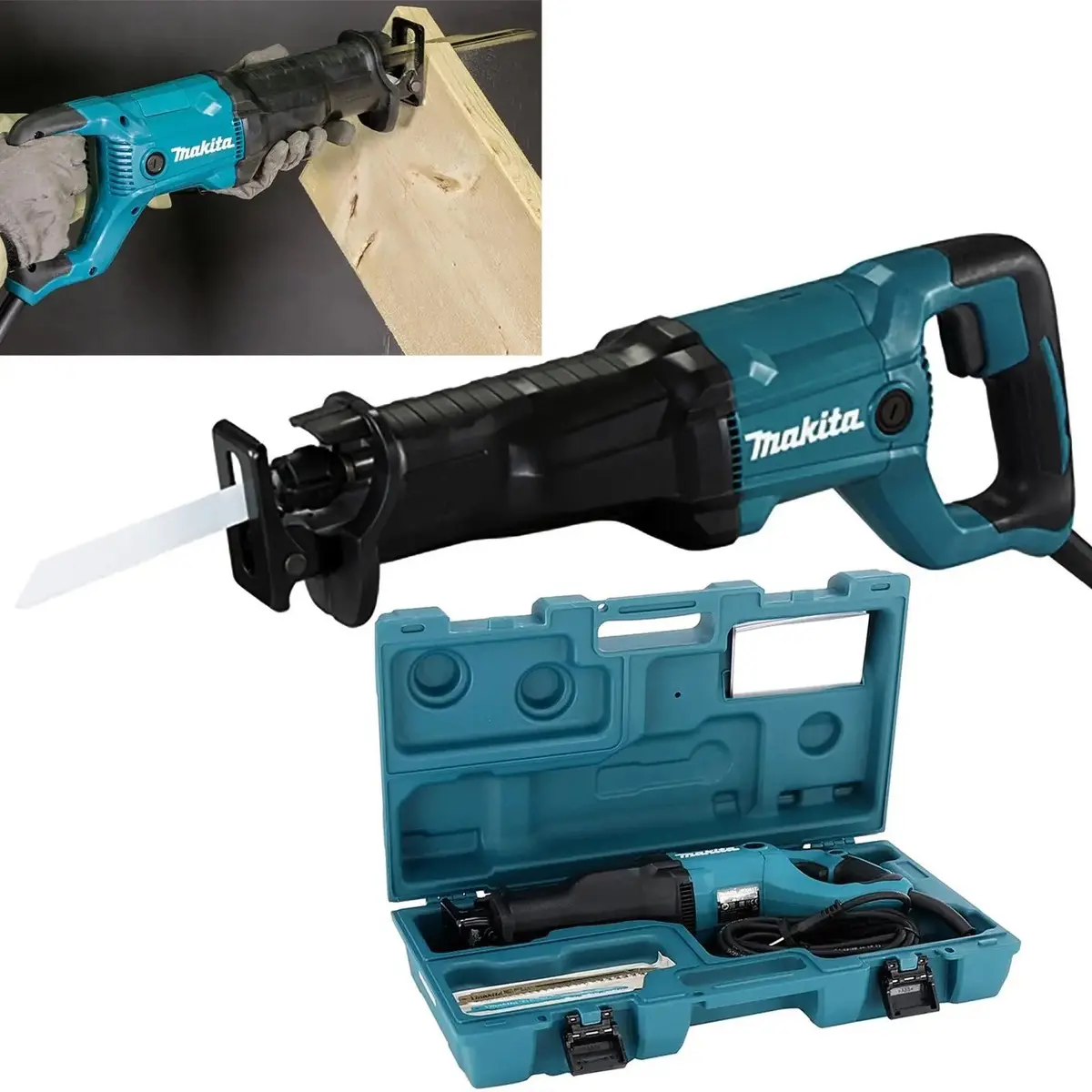 Makita Reciprocating Saw 1200W Jr3051tk 240V 1