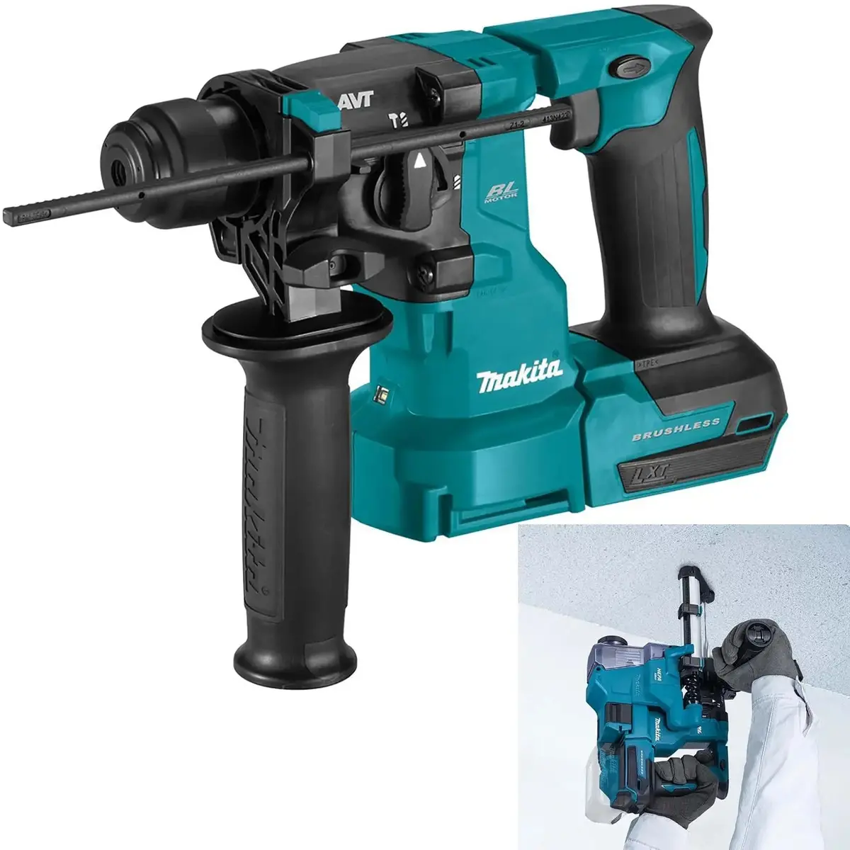 Makita Rotary Hammer Drill Sds+ Plus 18V Lxt Li-Ion Brushless Cordless Dhr183z Body Only 1