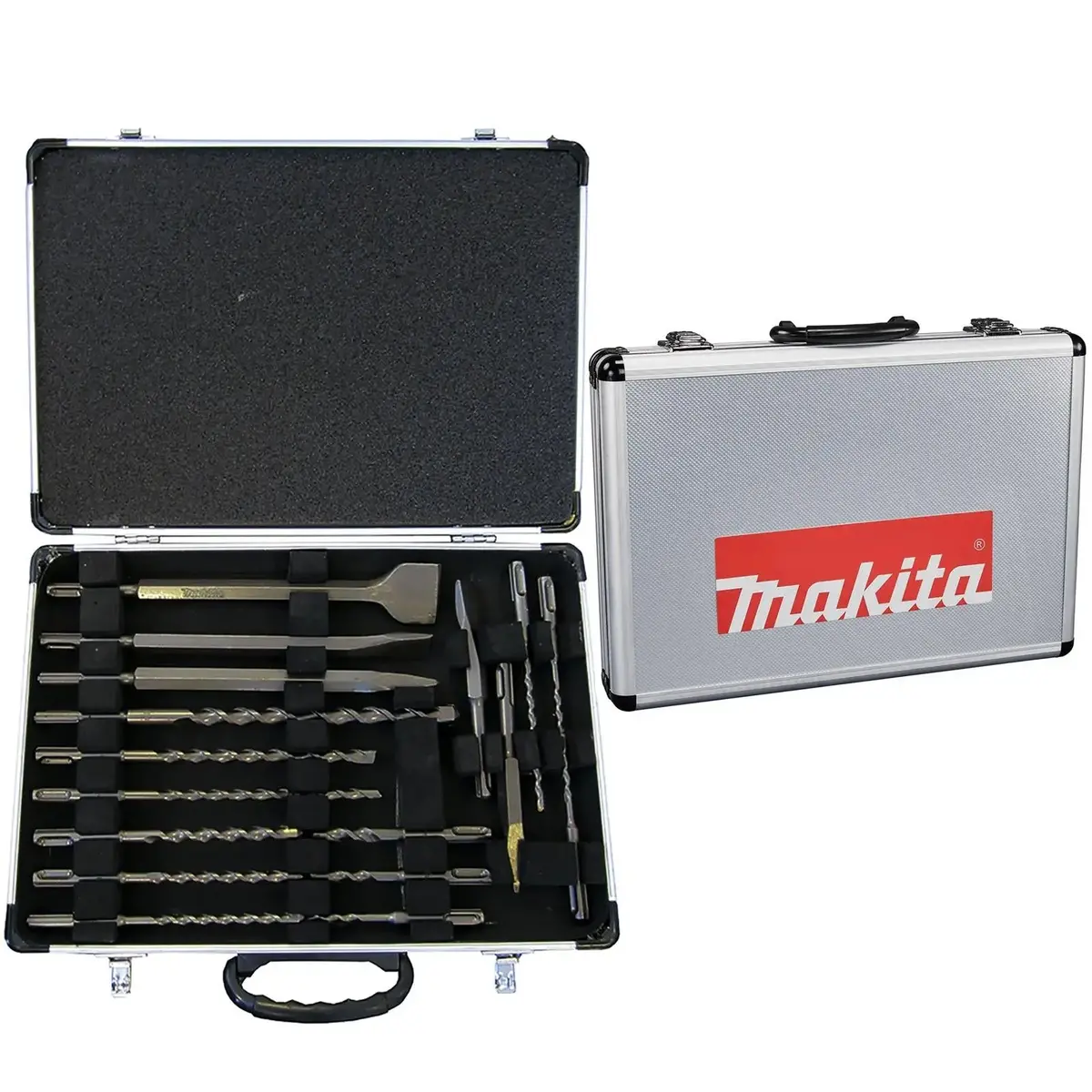 Makita Sds Plus Drill Chisel Bit Set Cold Flat Point Masonry Concrete 17 Piece 1