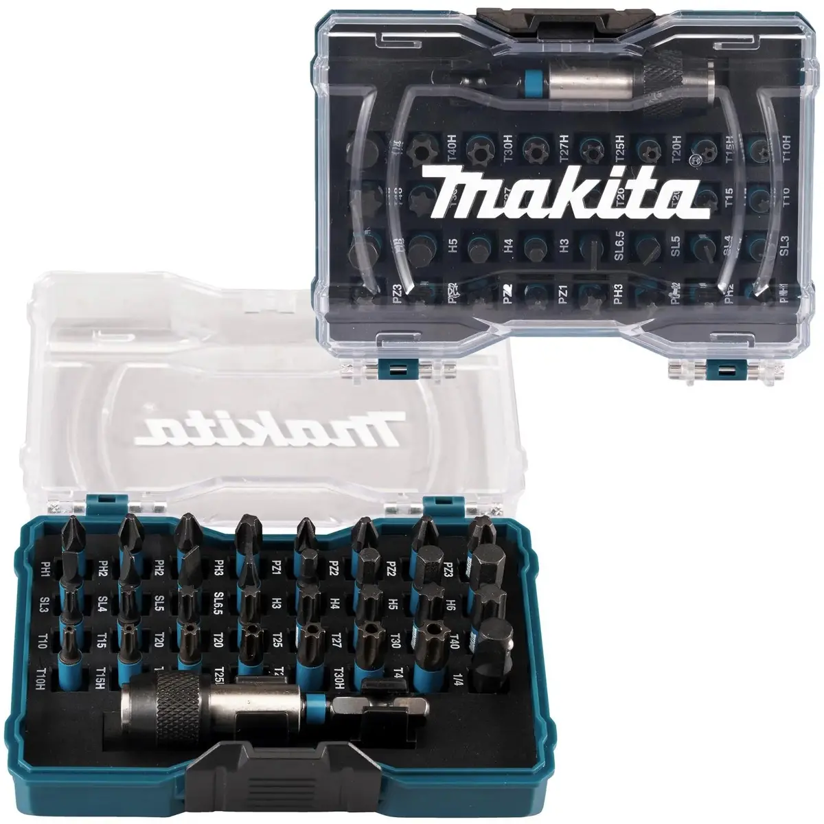 Makita Screwdriver Bit Set Impact Black With Bit Holder In Case 33 Piece E-12441 1