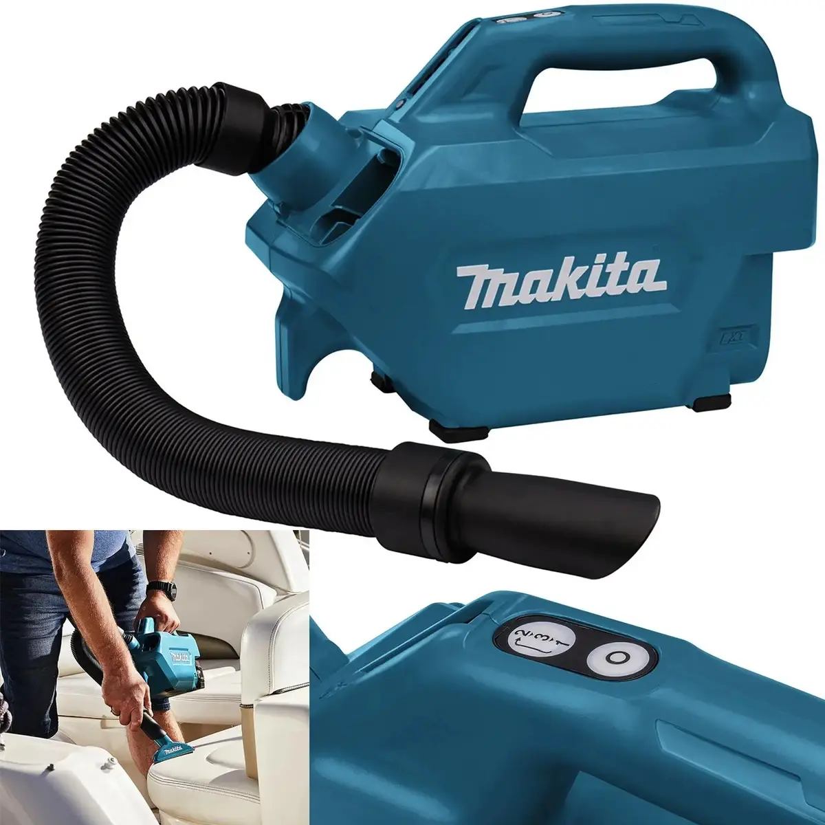 Makita Vacuum Cleaner Car Interior Compact Lxt Li-Ion 18V Dcl184z Body Only 1