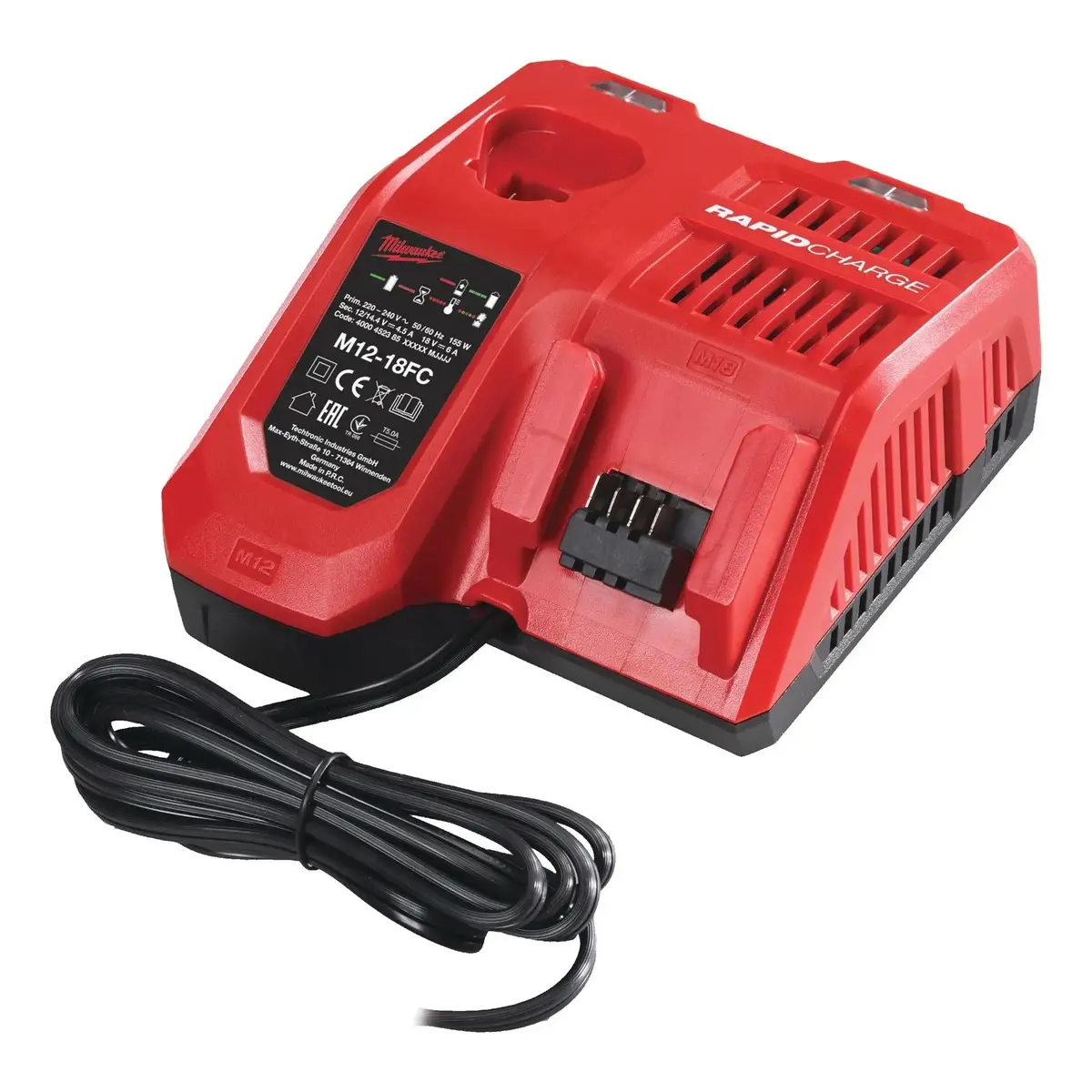 Milwaukee 12-18V Fast Charger For M12 And M18 Li-Ion Batteries M12-18Fc 1