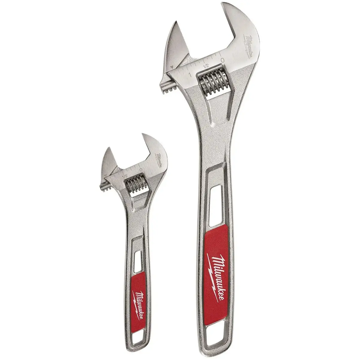 Milwaukee Adjustable Wrench Twin Pack 150Mm 250Mm 1