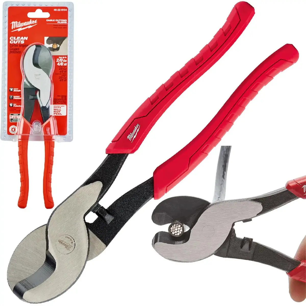 Milwaukee Cable Cutter Comfort Grips 10Mm Cable Cutting Capacity 1