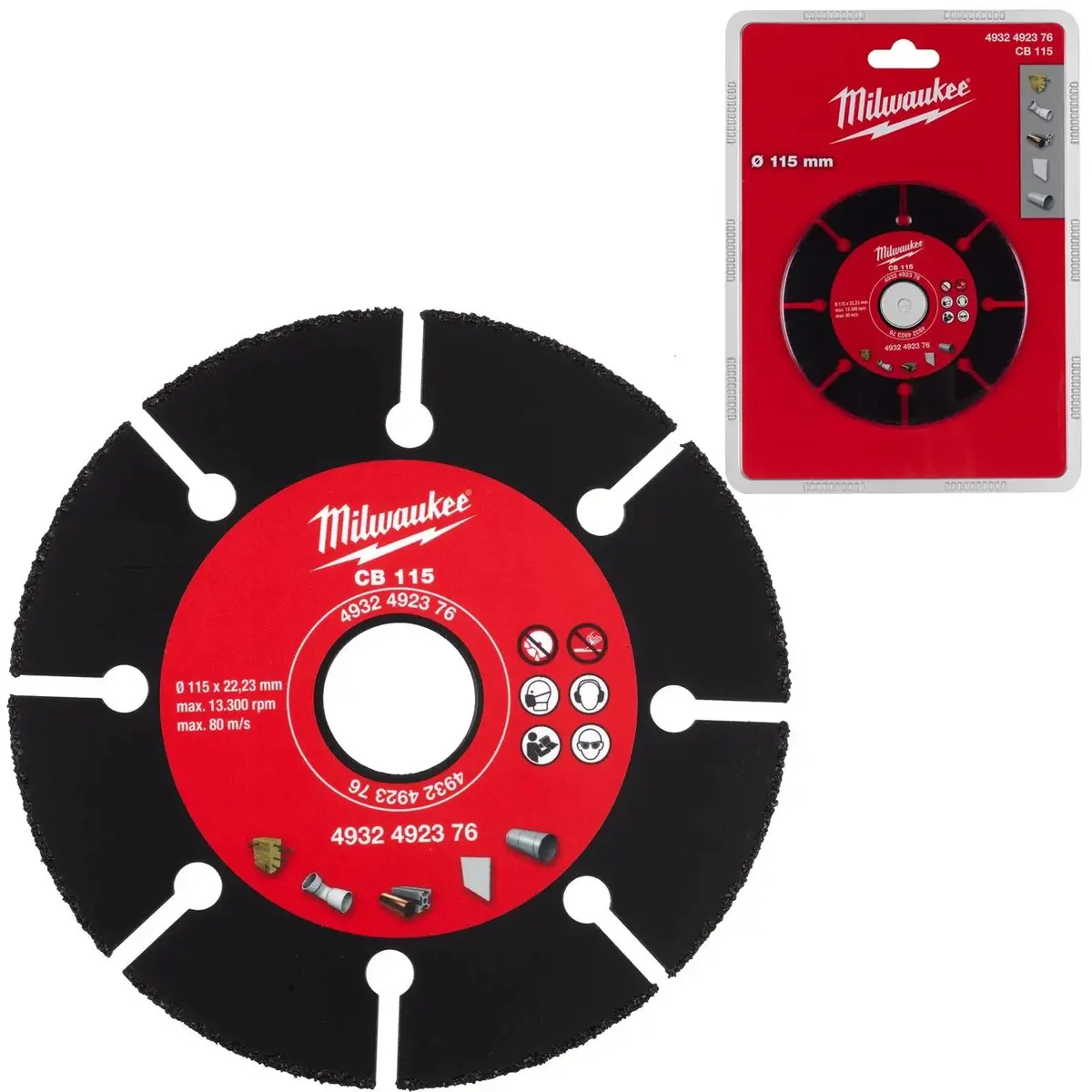 Milwaukee Carbide Cutting Blade Slitting Disc 115Mm X 22.23Mm X 1Mm 1