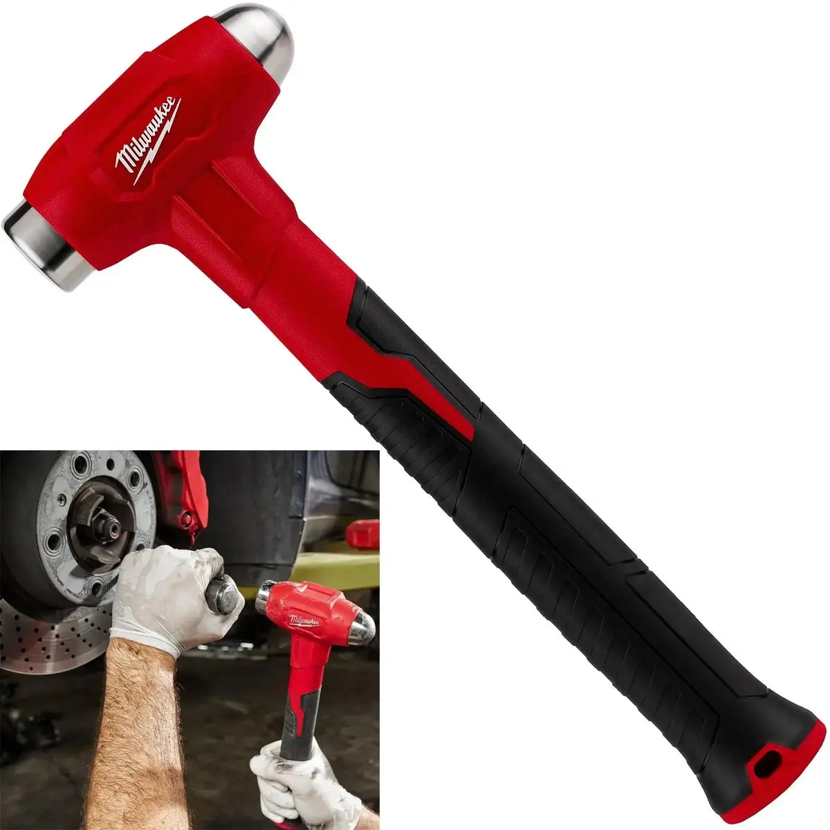 Milwaukee Dead Blow Ball Pein Hammer 450G 16Oz 1