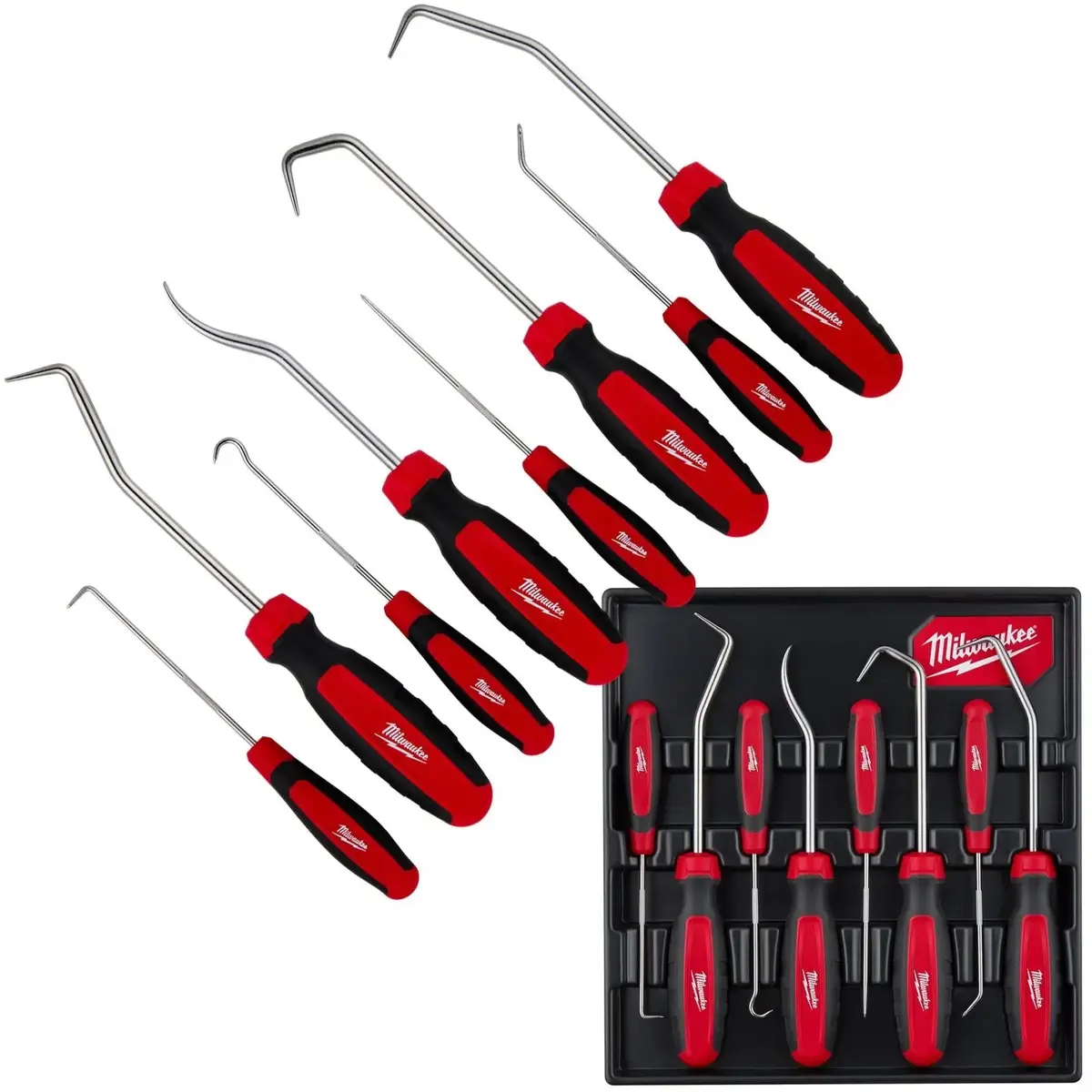 Milwaukee Hook And Pick Set 8 Piece All Metal Core 1