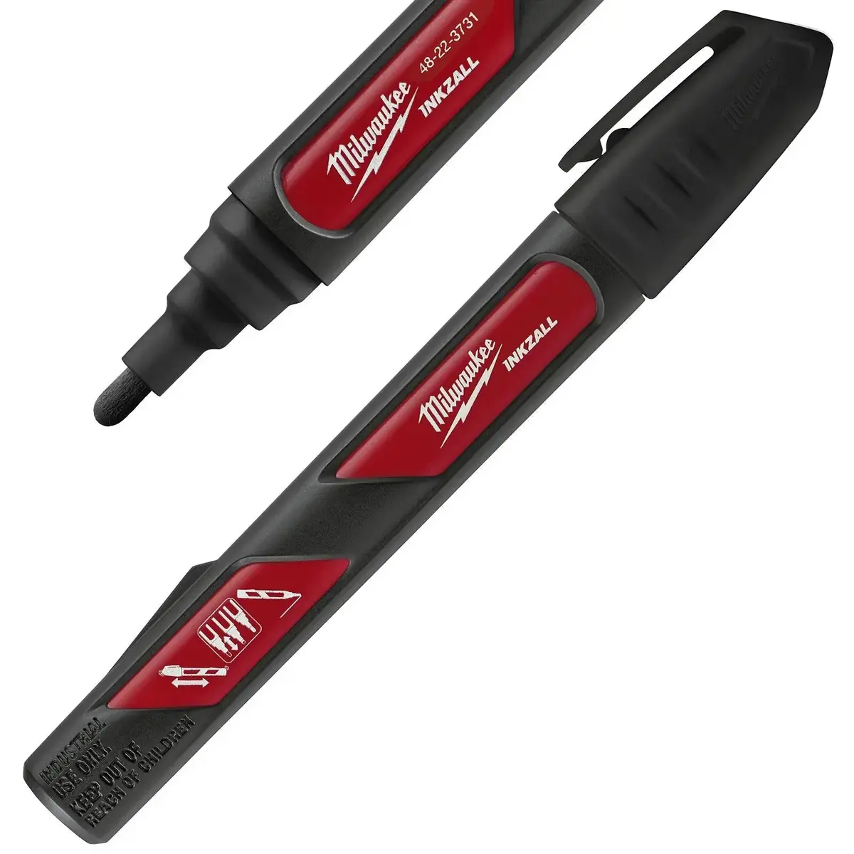 Milwaukee Inkzall Liquid Paint Marker Pen Black 1