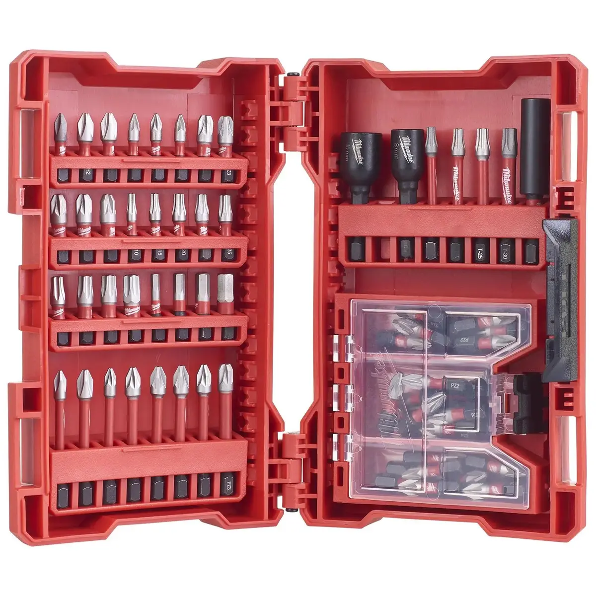 Milwaukee Impact Screwdriver Bit Set 70 Piece Shockwave Impact Duty In Case 1